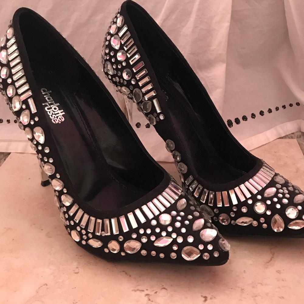 Charlotte Russe jewel studded heel